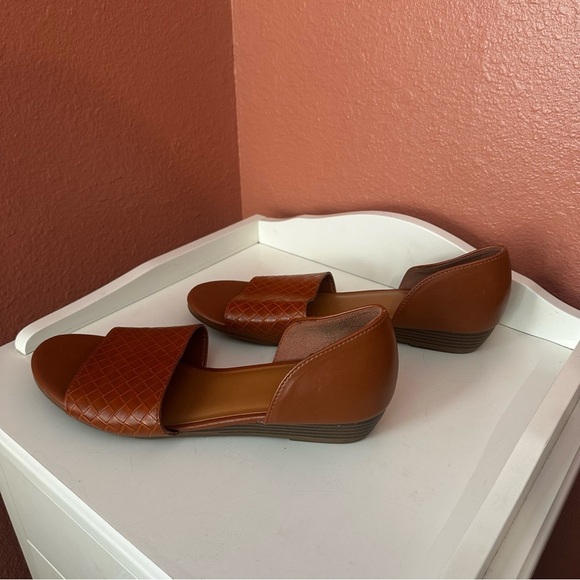 a.n.a Brown Flats with Perforated Design - Picture 3 of 4